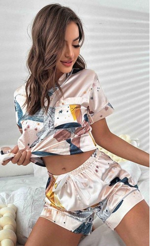 Pijama dama satin River
